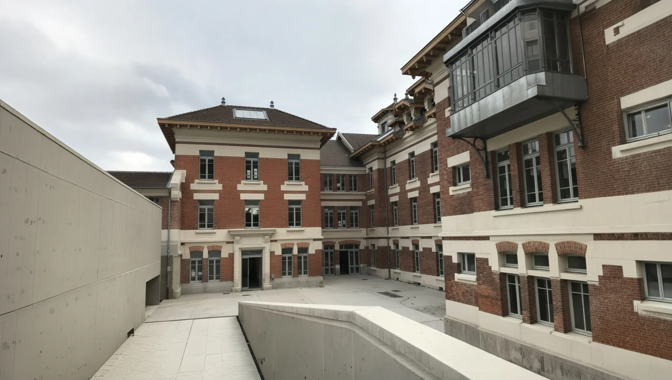 Atelier industriel avec ouvrier en combinaison et casque orange opérant une machine de découpe plasma sur poutre métallique