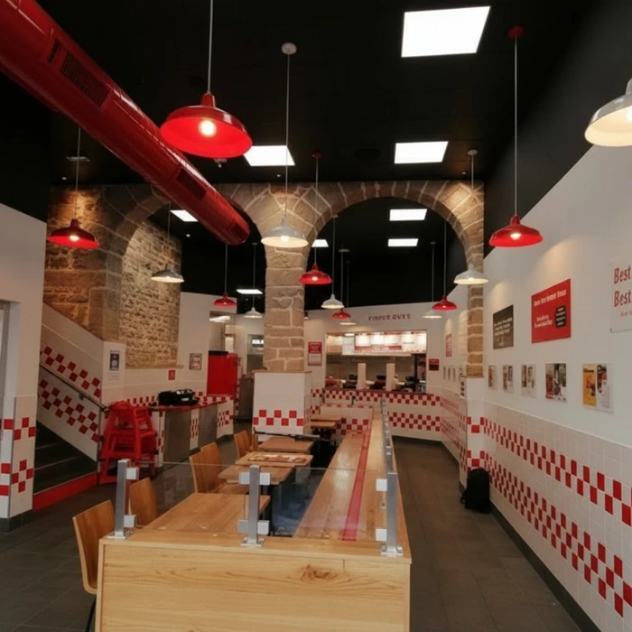 Scène extérieure avec fauteuil artisanal en bois posé sur sol bétonné devant palissade bois vieilli